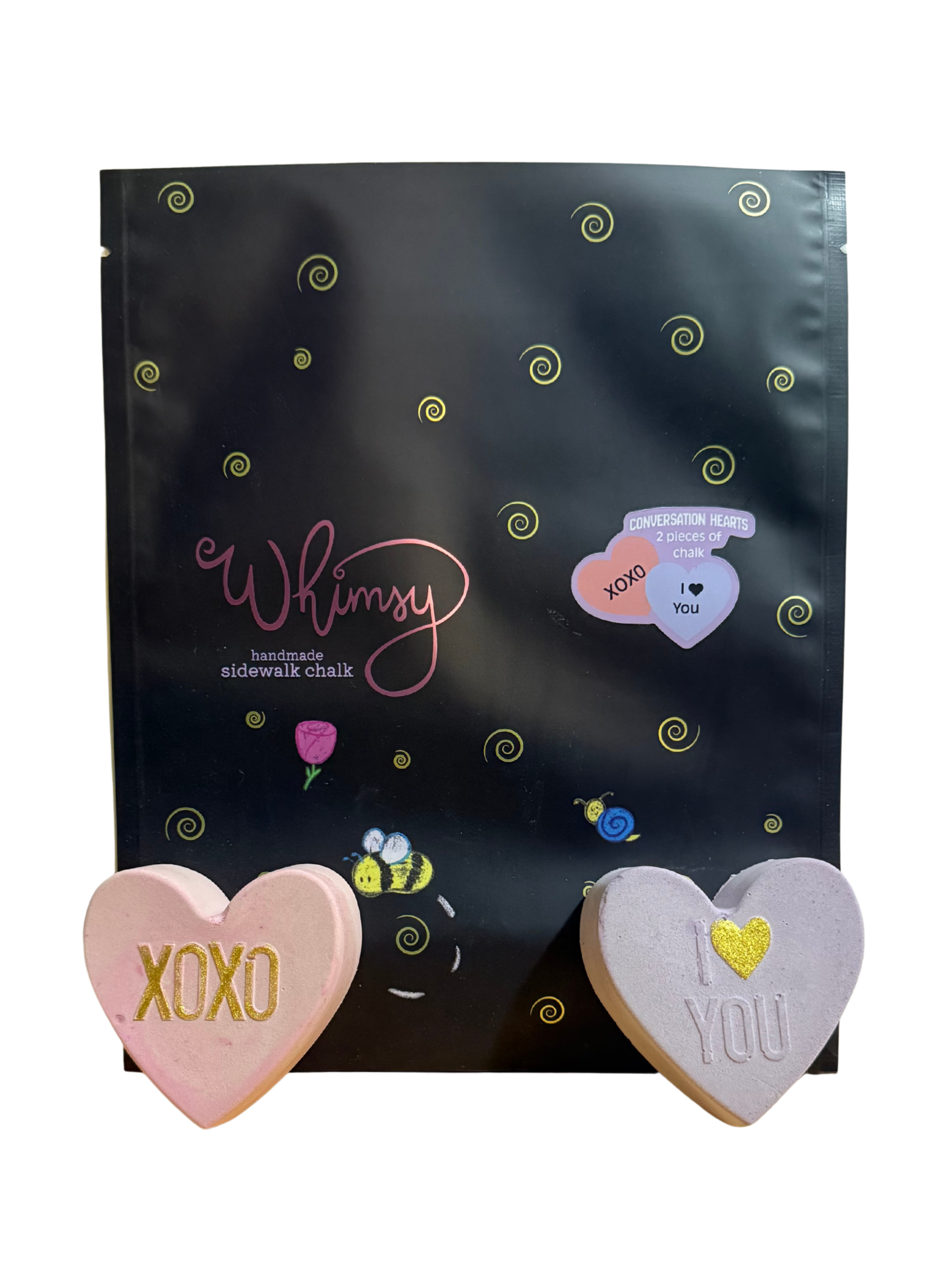 Conversation Hearts Handmade Sidewalk Chalk