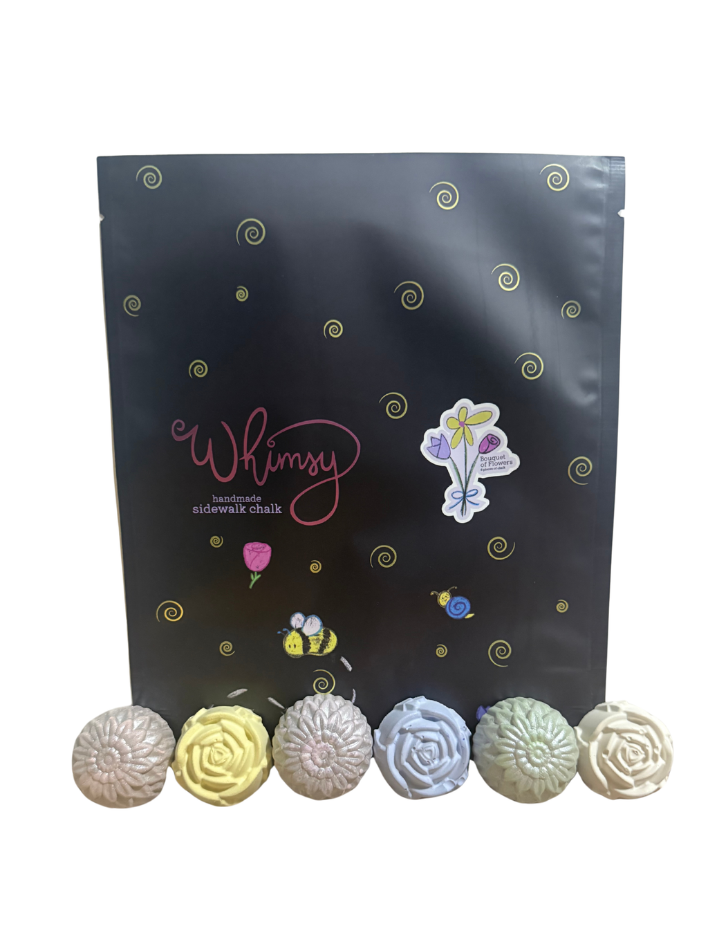 Bouquet of Flowers Handmade Sidewalk Chalk