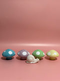 Handmade Sidewalk chalk terrific toadstools, mushrooms, snail, garden, art