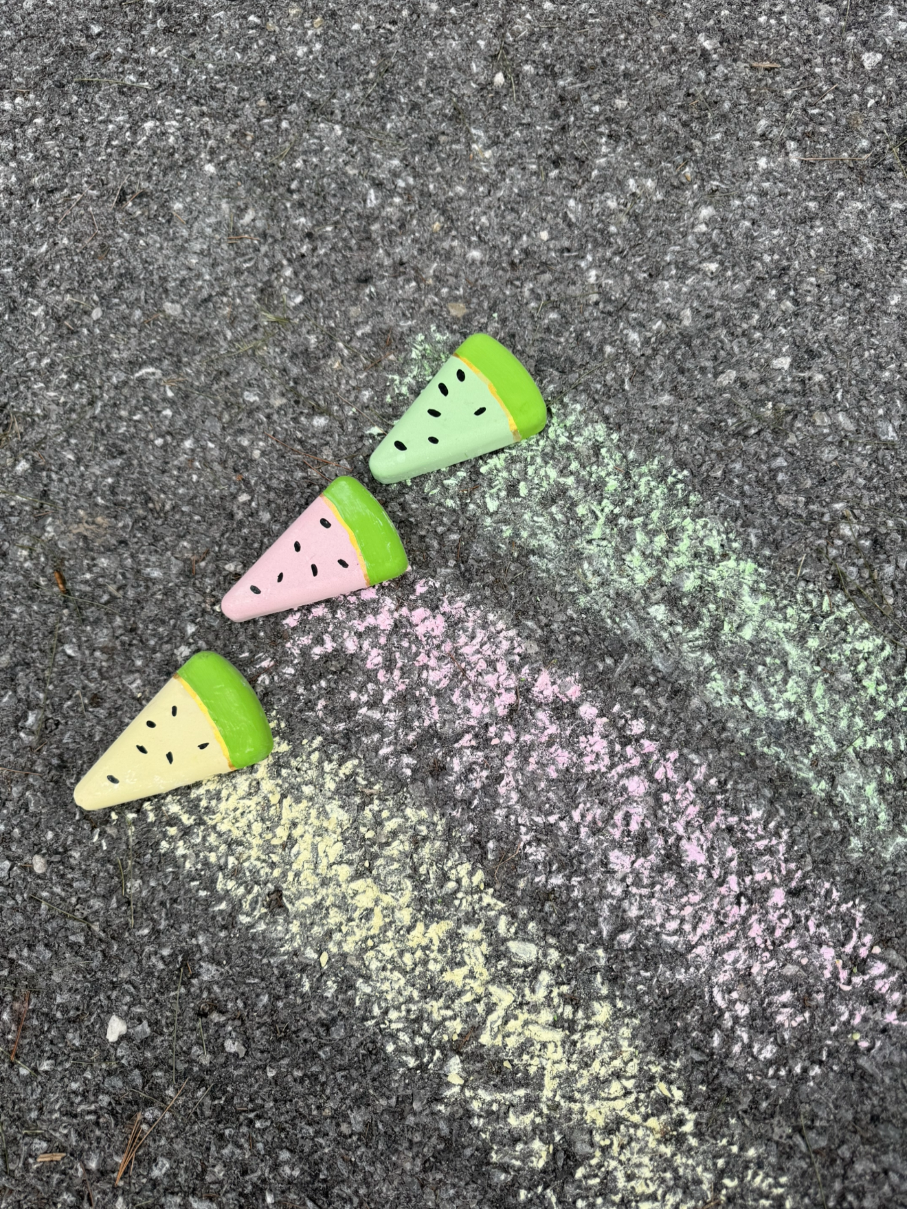 Watermelon Delight Handmade Sidewalk Chalk